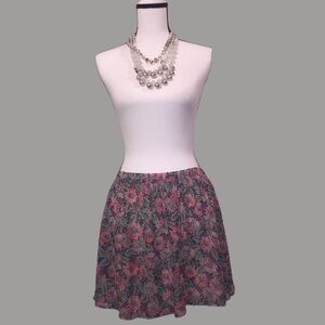 Mimi Chica floral mini skirt
